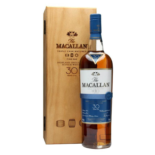 Macallan 30 Years Old Fine Oak Highland Single Malt Scotch Whisky 750ml