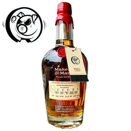 Maker’s Mark ”Broken Glass” Private Select Single Barrel Kentucky Straight Bourbon Whiskey TheHateDust Pick