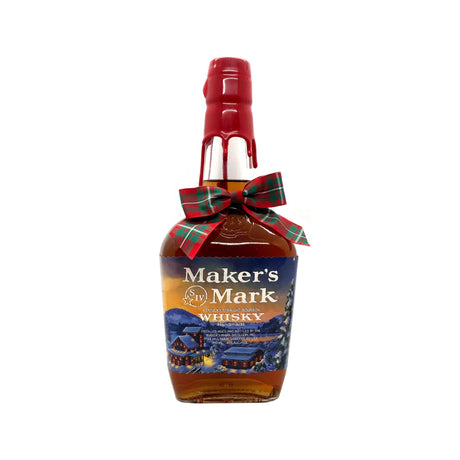 Maker's Mark Holiday Bow Tie Limited Edition Kentucky Straight Bourbon Whiskey - De Wine Spot | DWS - Drams/Whiskey, Wines, Sake