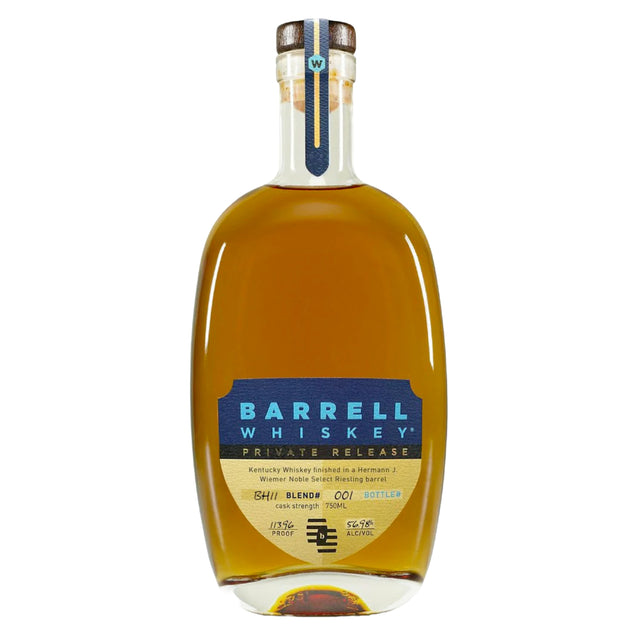 Barrell Craft Spirits Private Release Kentucky Whiskey Finished in Hermann J. Wiemer Noble Select Riesling Barrel BH11