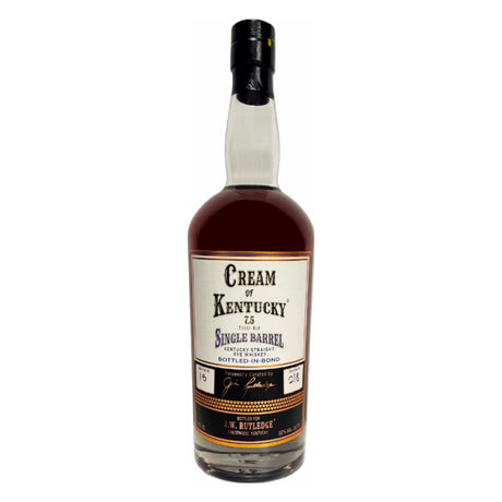 Cream of Kentucky 7.5 Year Single Barrel  Bottle in Bond Kentucky Straight Rye Whiskey - De Wine Spot | DWS - Drams/Whiskey, Wines, Sake