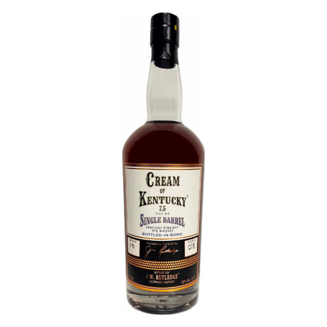 Cream of Kentucky 7.5 Year Single Barrel Bottle in Bond Kentucky Straight Rye Whiskey