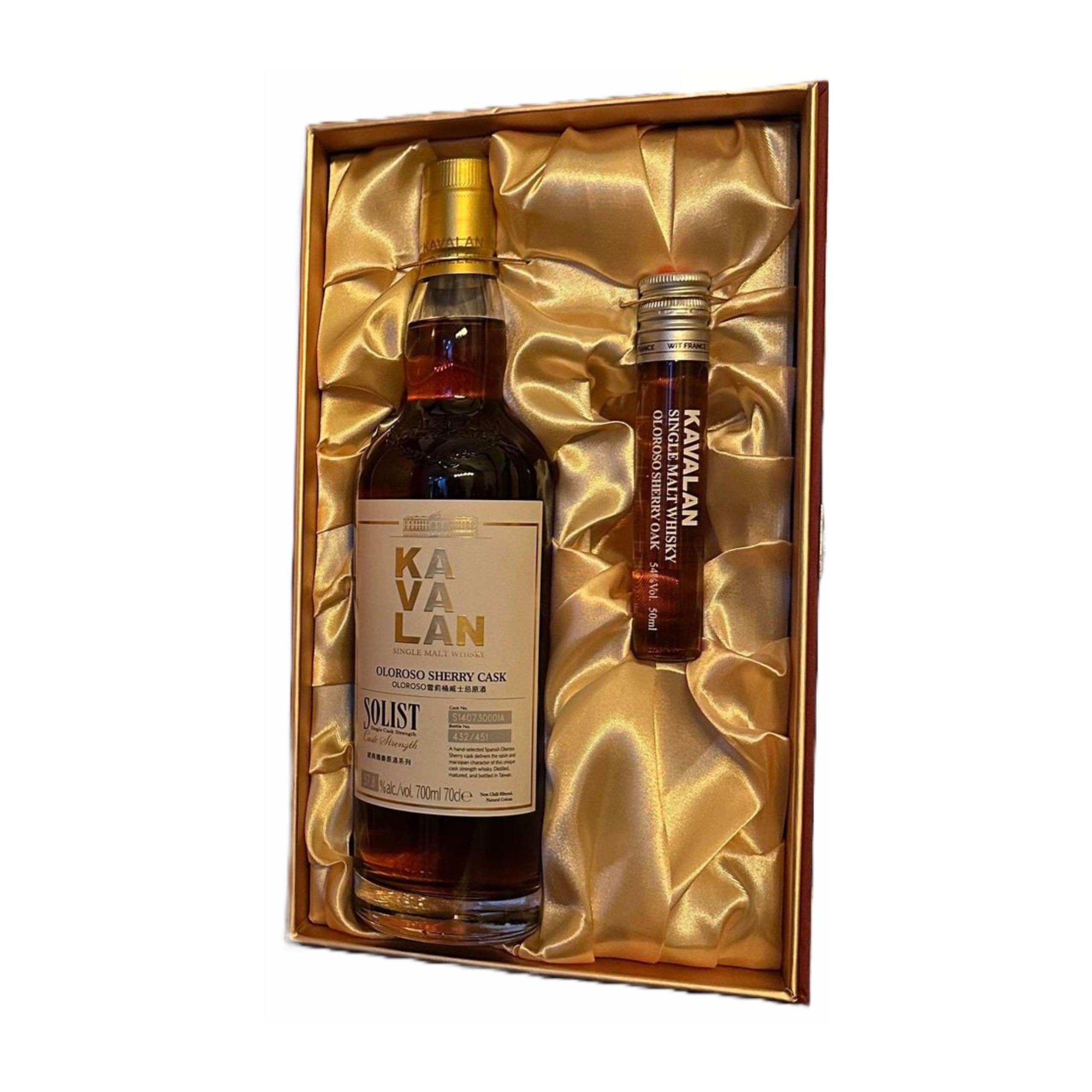 Kavalan Solist Oloroso Sherry Single Cask Strength Single Malt Whisky Gift  Set