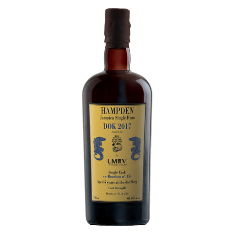 Hampden Estate Habitation Velier DOK 2017 Jamaica Single Cask Rum - De Wine Spot | DWS - Drams/Whiskey, Wines, Sake
