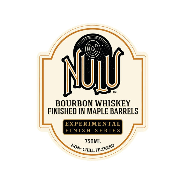 NULU 5 Year Old Bourbon Whiskey Maple Barrel Finish