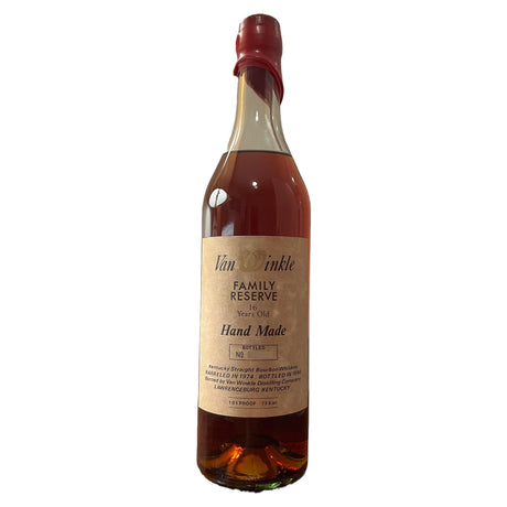 Old Rip Van Winkle Handmade Family Reserve 16 Year Old Kentucky Straight Bourbon Whiskey - De Wine Spot | DWS - Drams/Whiskey, Wines, Sake