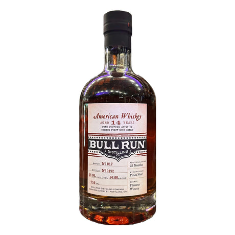 Bull Run Pinot Noir Finished American Whiskey 96 Proof - De Wine Spot | DWS - Drams/Whiskey, Wines, Sake