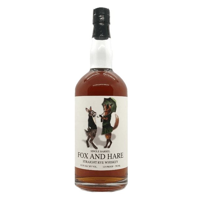 Taconic Distillery Fox and Hare Single Barrel Straight Rye Whiskey | Free Shipping on orders $400+