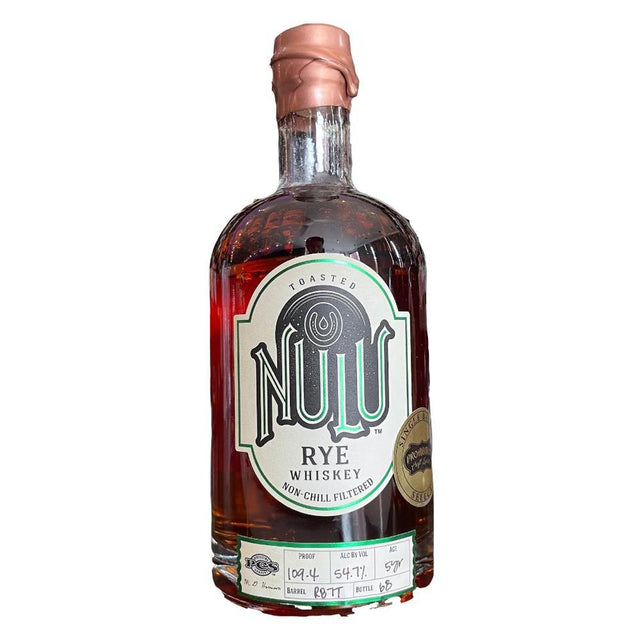 NULU 5 Year Old Toasted Single Barrel Straight Rye Whiskey