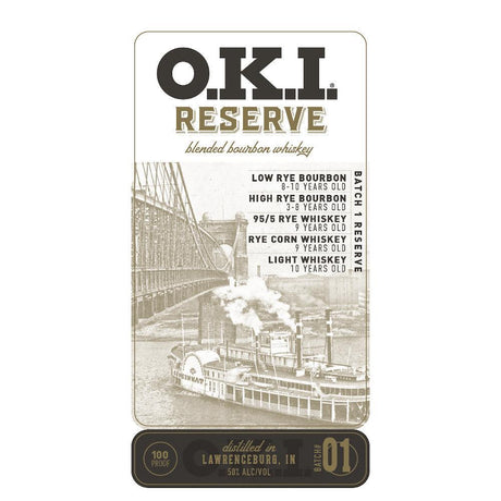 O.K.I. Reserve Blended Bourbon Whiskey - De Wine Spot | DWS - Drams/Whiskey, Wines, Sake
