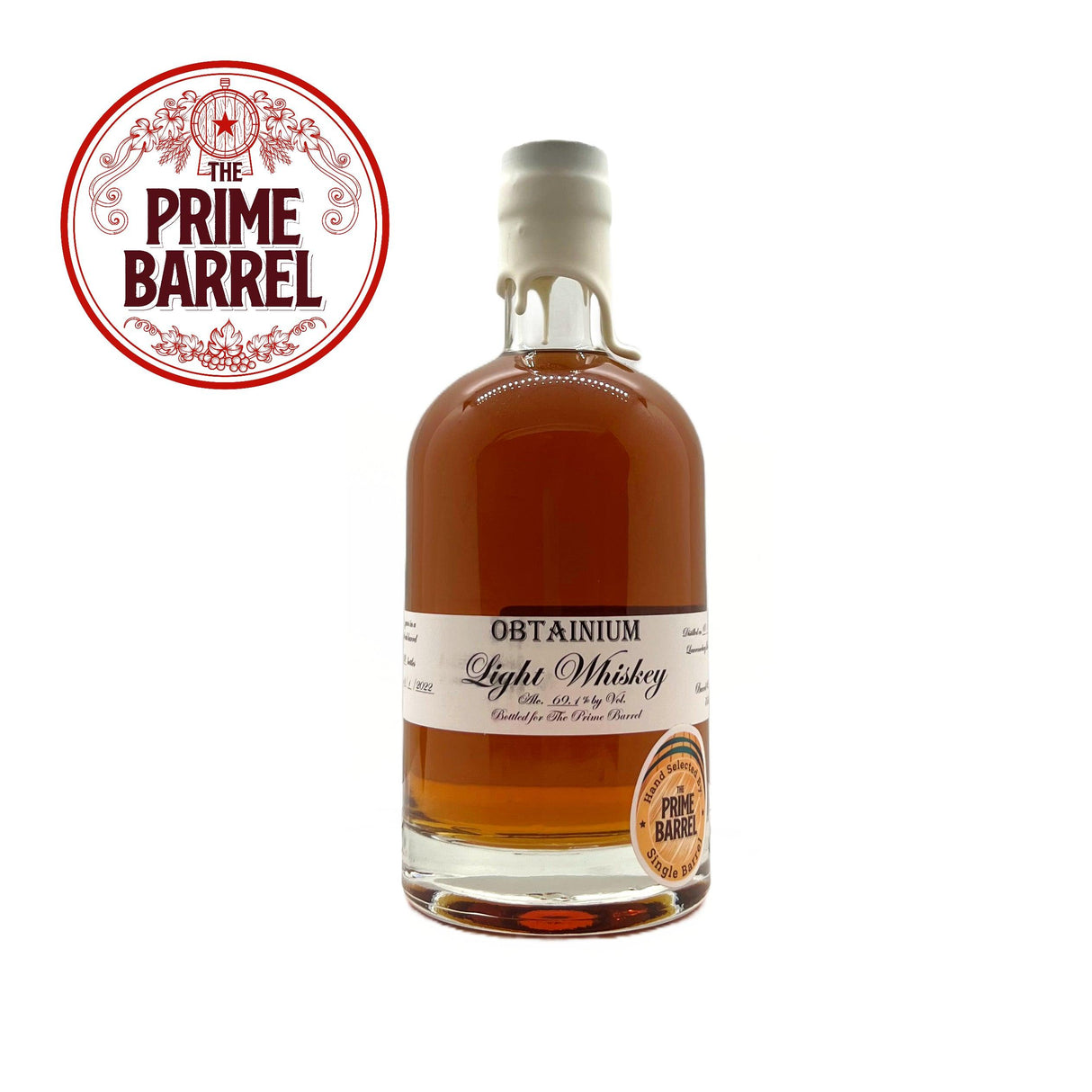 Obtainium 15 Years Single Barrel Light Whiskey The Prime Barrel Pick #50 - De Wine Spot | DWS - Drams/Whiskey, Wines, Sake