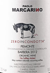 Paolo Marcarino Zero In Condotta Piemonte Barbera d'Asti - De Wine Spot | DWS - Drams/Whiskey, Wines, Sake