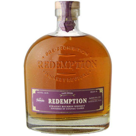 Redemption Straight Bourbon Whiskey Finished in Cognac Casks 001