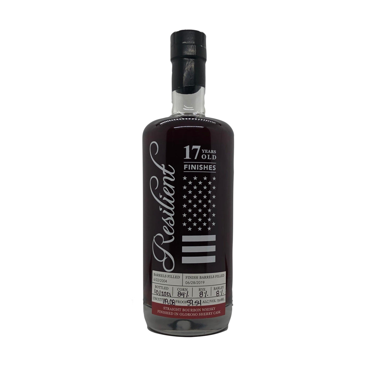 Resilient 17 Years Straight Bourbon Whiskey Finishes in Oloroso Sherry Cask - De Wine Spot | DWS - Drams/Whiskey, Wines, Sake