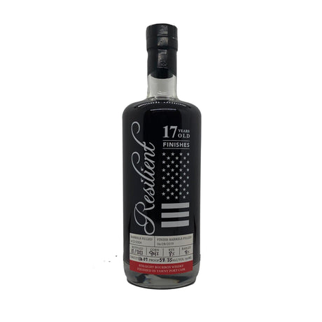 Resilient 17 Years Straight Bourbon Whiskey Finishes in Tawny Port 116.7