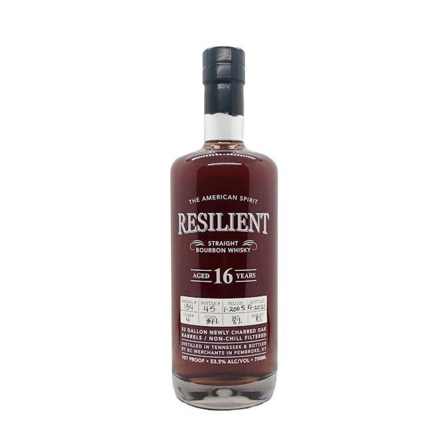 Resilient 16 Year Old Single Barrel Straight Bourbon Whiskey #134