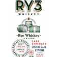 RY3 Cask Strength Cognac Cask Finish Rye Whiskey