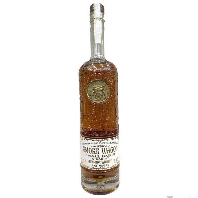 Smoke Wagon Small Batch Straight Bourbon Whiskey Clear Bottle