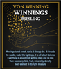 Von Winning "Winnings" Pfalz Riesling - De Wine Spot | DWS - Drams/Whiskey, Wines, Sake