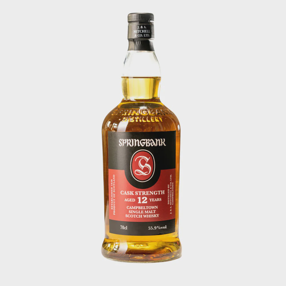 Springbank Aged 12 Years Cask Strength Campbeltown Single Malt Scotch Whisky - De Wine Spot | DWS - Drams/Whiskey, Wines, Sake
