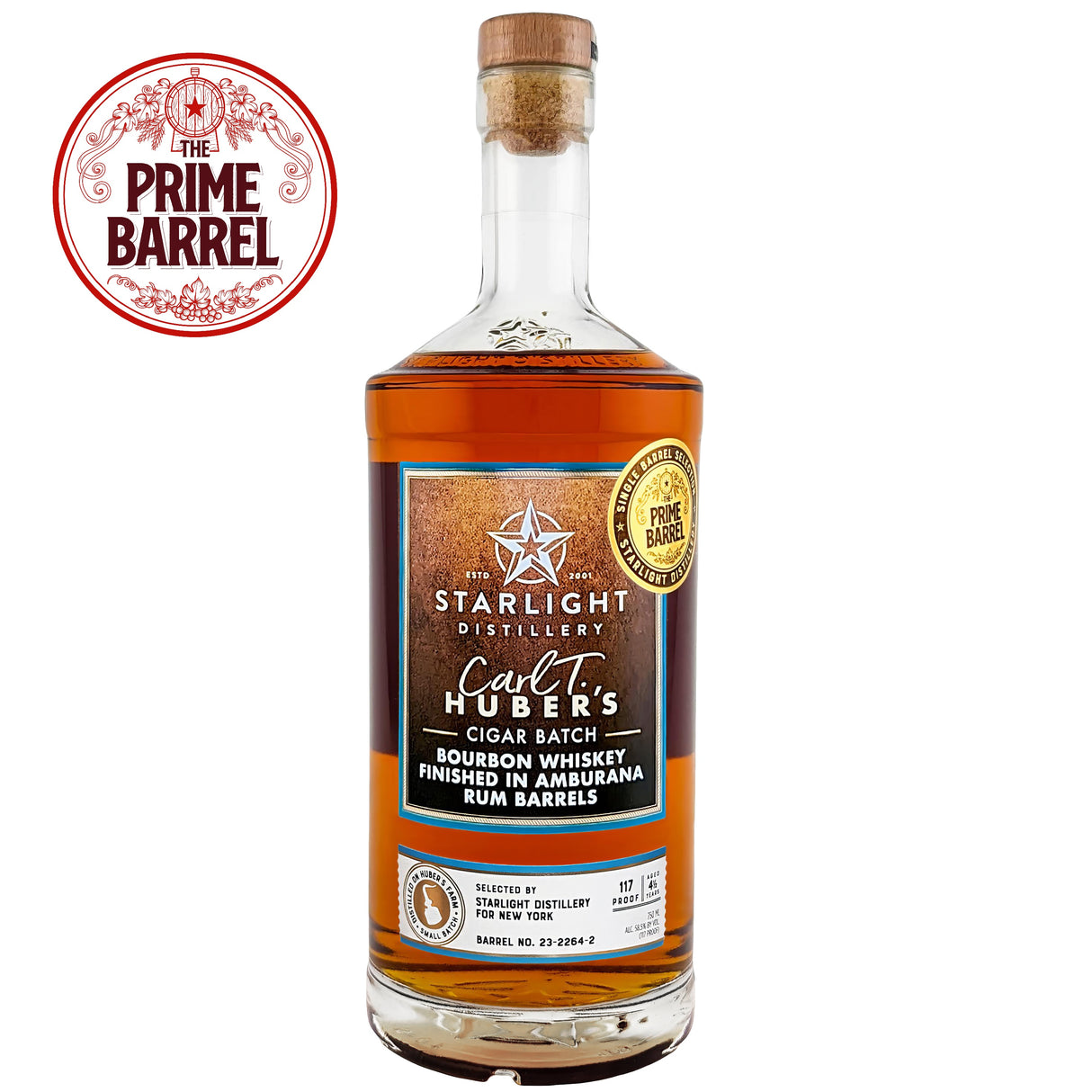 Starlight Cigar Batch "The Joy Of Starlight, Ep. 7" Bourbon Whiskey Finished in Brazilian Amburana Rum Barrels The Prime Barrel Pick #83 - De Wine Spot | DWS - Drams/Whiskey, Wines, Sake