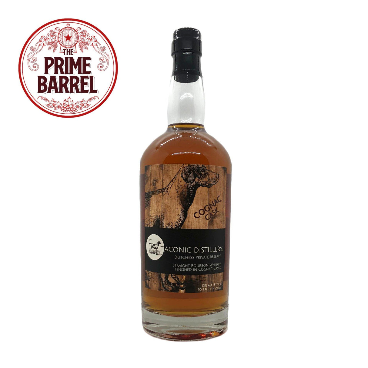 Taconic Distillery “Man’s Best Friend” Dutchess Private Reserve  Cognac Cask Finish Straight Bourbon The Prime Barrel Pick #15 - De Wine Spot | DWS - Drams/Whiskey, Wines, Sake
