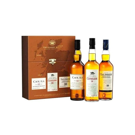 The Classic Malts Collection (Talisker 10 Years, Caol Ila 12 Years, Clynelish 14 Years) Gift Set - De Wine Spot | DWS - Drams/Whiskey, Wines, Sake