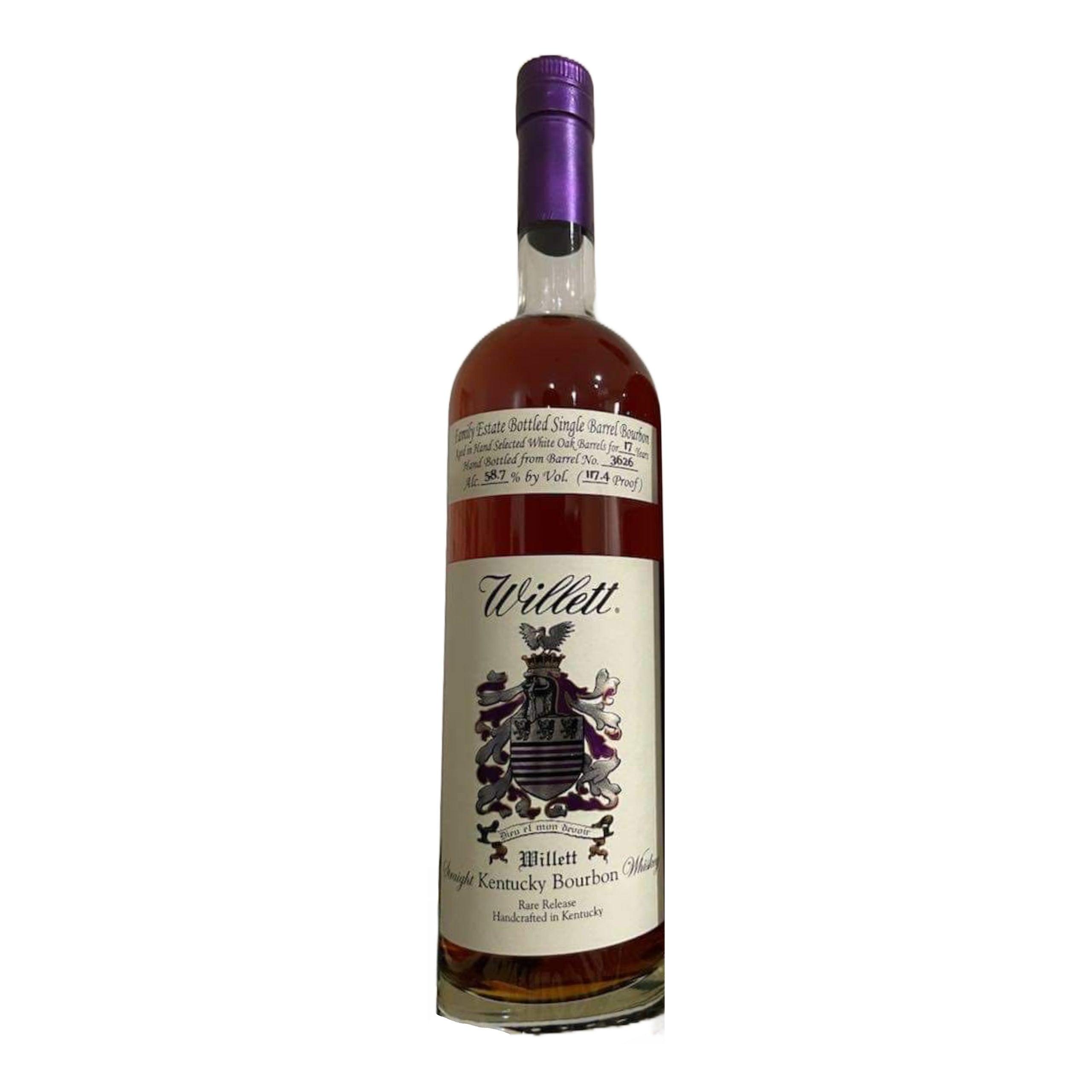 Willett Family Estate Bottled Single-Barrel 17 Year Old Straight Bourb – De  Wine Spot | DWS - Drams/Whiskey, Wines, Sake