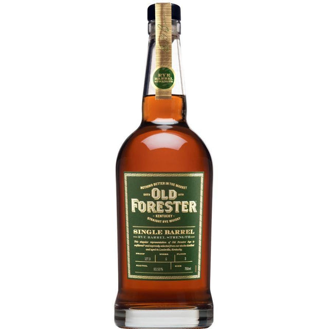 Old Forester Single Barrel Barrel Strength Kentucky Straight Rye Whisky 750ml