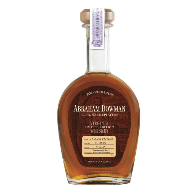 Abraham Bowman Whiskey Limited Edition Gingerbread Beer Finished Bourbon 750ml