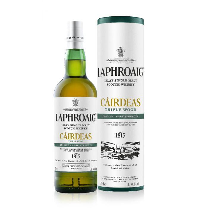 Laphroaig Cairdeas Triple Wood Original Cask Strength Islay Single Malt Scotch Whisky - De Wine Spot | DWS - Drams/Whiskey, Wines, Sake