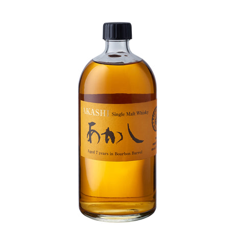 Akashi 7 Years Old Bourbon Barrel Japanese Single Malt Whisky - De Wine Spot | DWS - Drams/Whiskey, Wines, Sake