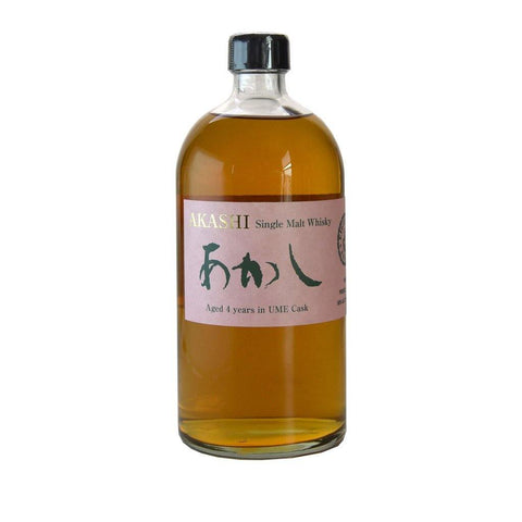 Akashi 4 Years Ume Cask Single Malt Whisky - De Wine Spot | DWS - Drams/Whiskey, Wines, Sake