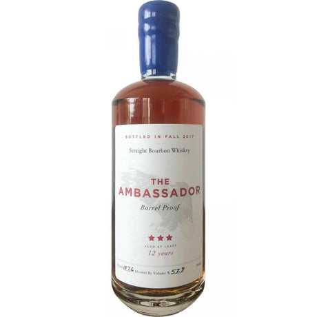 Ambassador 12 Year Old Straight Bourbon Barrel Proof - De Wine Spot | DWS - Drams/Whiskey, Wines, Sake