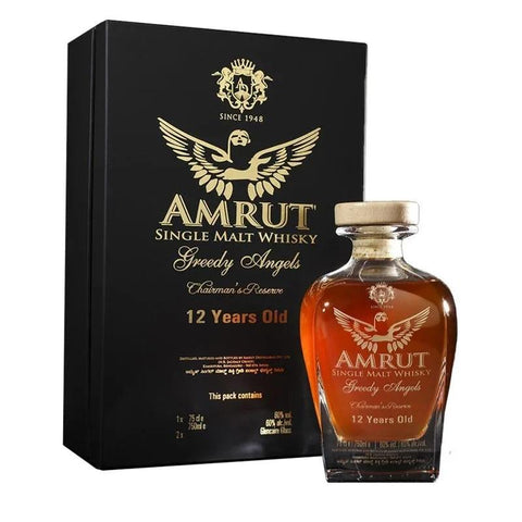Amrut "Greedy Angels" 12 Years Single Malt Whisky - De Wine Spot | DWS - Drams/Whiskey, Wines, Sake