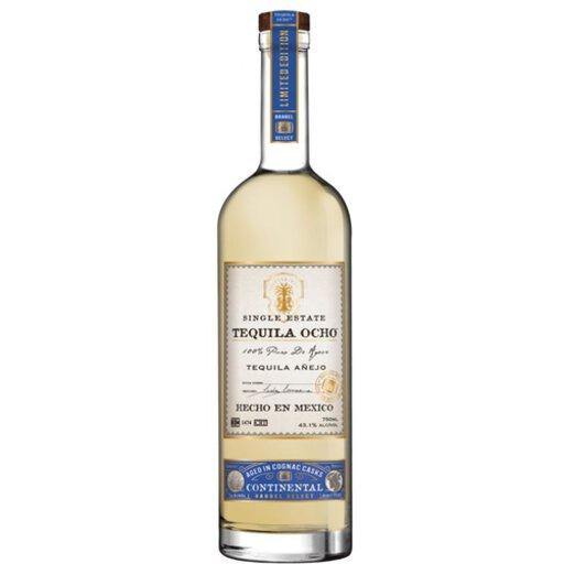 Tequila Ocho "Continental" Aged in Cognac Casks Anejo Tequila 750ml