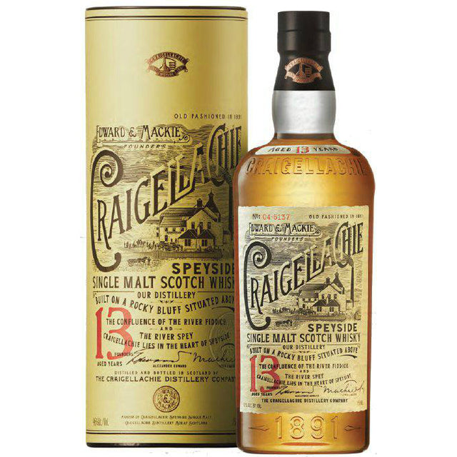 Craigellachie 13 Years Speyside Single Malt Scotch Whisky 750ml