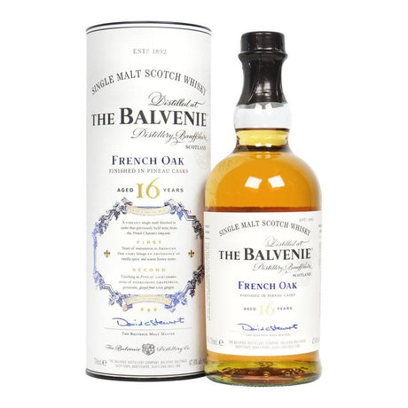 The Balvenie 16 Years French Oak Finished in Pineau Casks Single Malt Scotch Whisky - De Wine Spot | DWS - Drams/Whiskey, Wines, Sake
