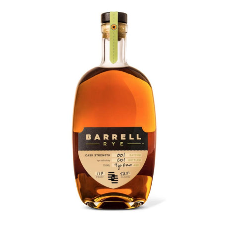 Barrell Rye Whiskey Batch #001 - De Wine Spot | DWS - Drams/Whiskey, Wines, Sake