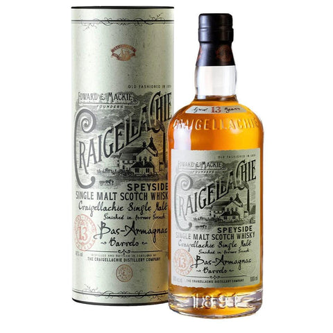 Craigellachie 13 Year old Scotch Whisky Finished in Bas-Armagnac Casks - De Wine Spot | DWS - Drams/Whiskey, Wines, Sake