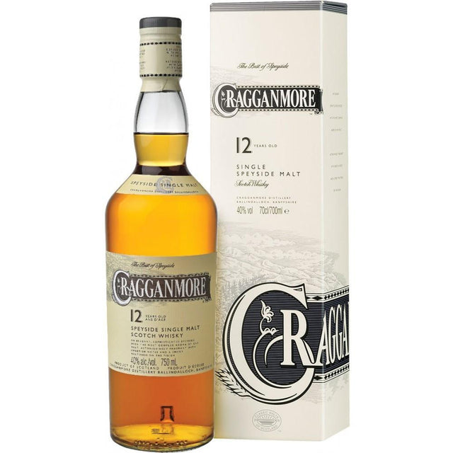 Cragganmore 12 Years Old Speyside Single Malt Scotch Whisky 750ml