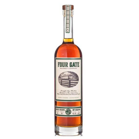 Four Gate Whiskey Company Batch 10 Split Stave by Kelvin (Rye) - De Wine Spot | DWS - Drams/Whiskey, Wines, Sake