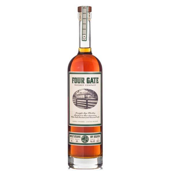 Four Gate Whiskey Company Batch 10 Split Stave by Kelvin (Rye) 750ml