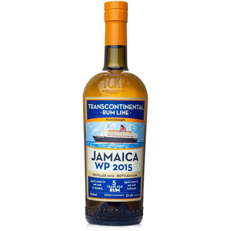 Transcontinental Rum Line 5 Year Old Jamaica WP 2015 Navvy Strength Rum 750ml