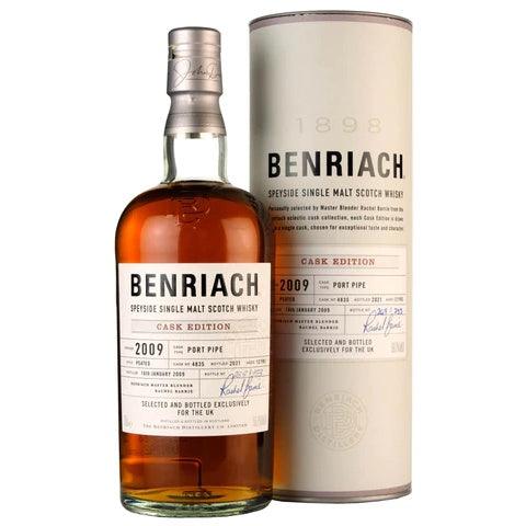 Benriach 2009 Cask Edition Speyside Single Malt Scotch Whisky - De Wine Spot | DWS - Drams/Whiskey, Wines, Sake