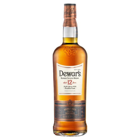 Dewar's 12 Years Double Aged in 1st Fill Bourbon Casks Blended Scotch Whisky - De Wine Spot | DWS - Drams/Whiskey, Wines, Sake