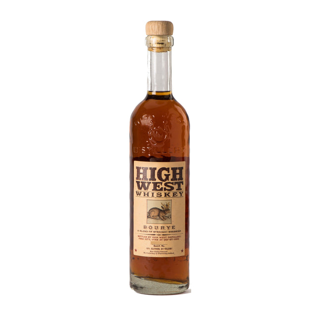 High West Bourye A Blend Of Straight Whiskies Old Label