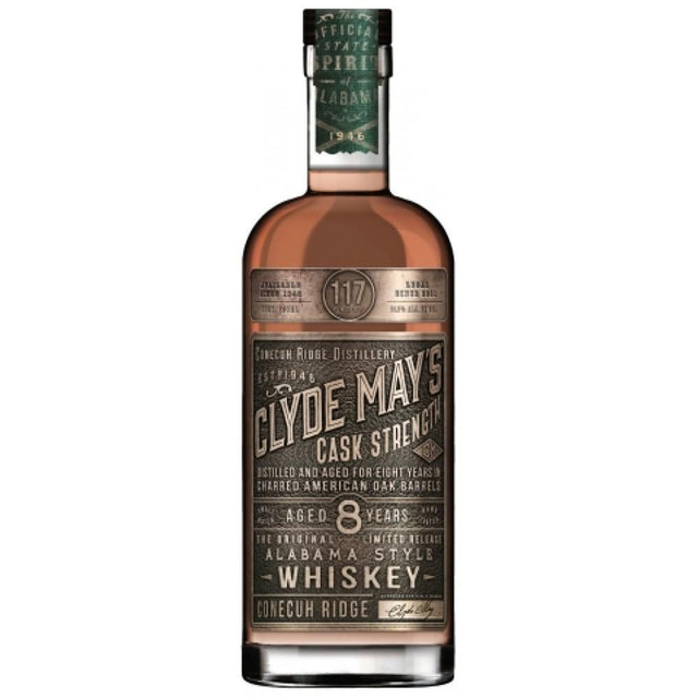 Clyde May's Cask Strength 8 Year Old Alabama-Style Whiskey 750ml