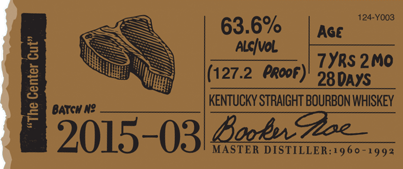 Bookers Small Batch Kentucky Straight Bourbon Whiskey 2015 The Center Cut