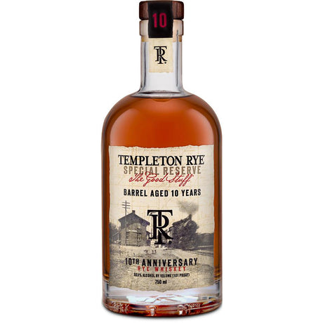 Templeton 10 Years Anniversary Rye Whiskey 750ml